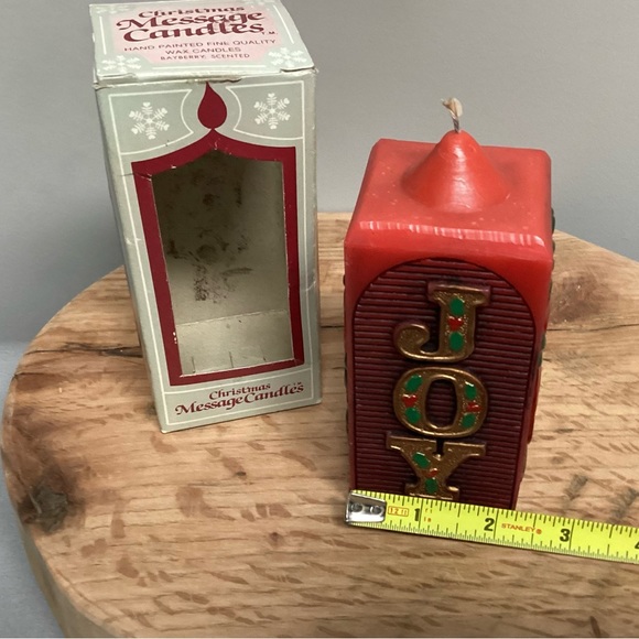 🔴 Vintage & New, Never Lit - Jasco Christmas Joy / Bell Candle - Christmas - Picture 13 of 14